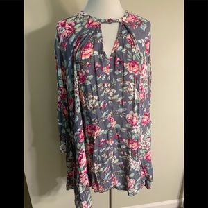 Umgee Floral Flowy Dress